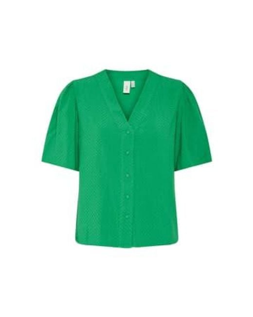 Y.A.S Green | Genea 2/4 Shirt