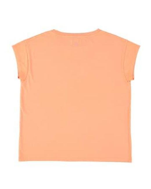 T-shirt t-sleeved cueriera Sisters Department en coloris Orange