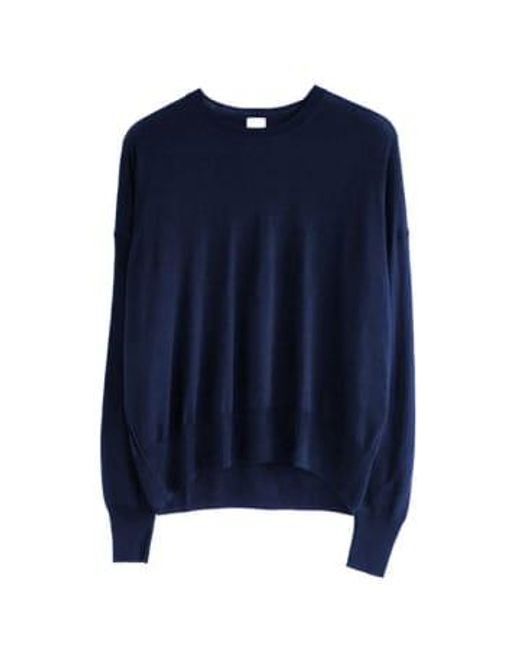 C.t. Plage Blue Sweater Ct24116 Navy