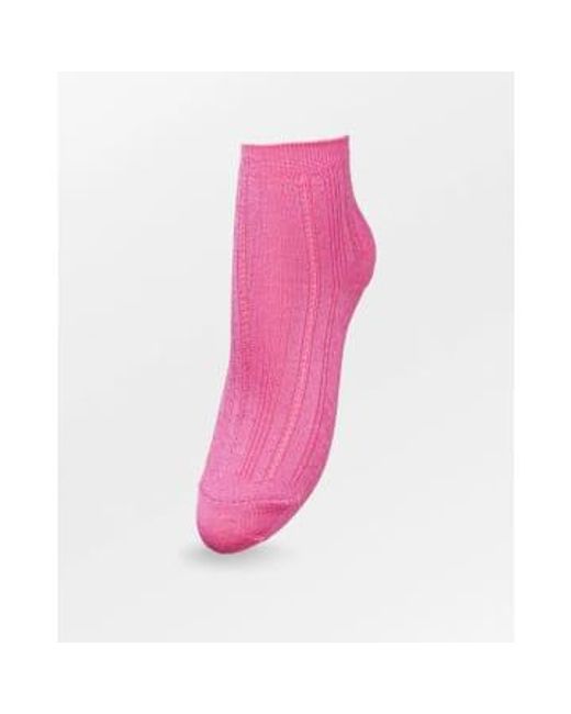 Becksöndergaard Pink Glitter dollie sock
