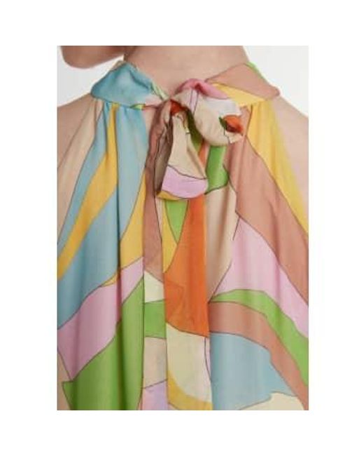 Robe licou pavora maxi Ana Alcazar en coloris Multicolor