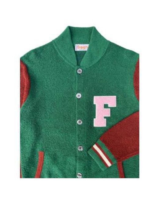 Veste en coton universitaire Fresh pour homme en coloris Green