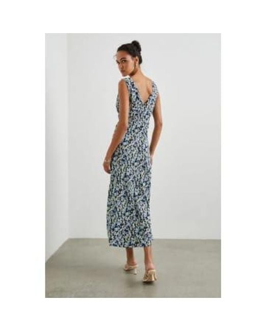 Audrina Floral Dress Midnight Meadow di Rails in Blue