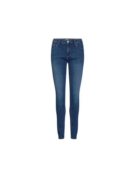 Mos Mosh Jade Cosy Jeans in Blue | Lyst
