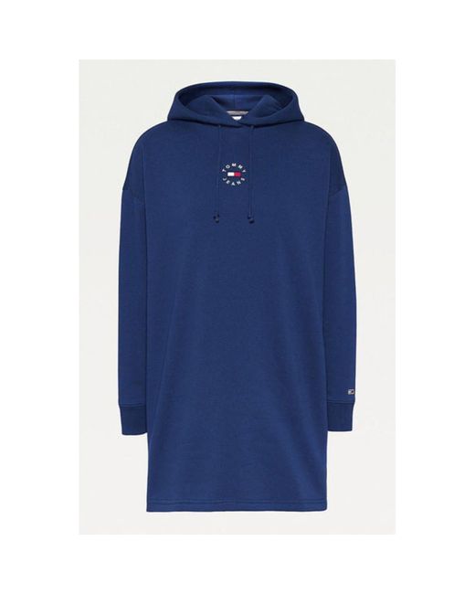 Tommy Hilfiger Blue Hood Dress Lyst