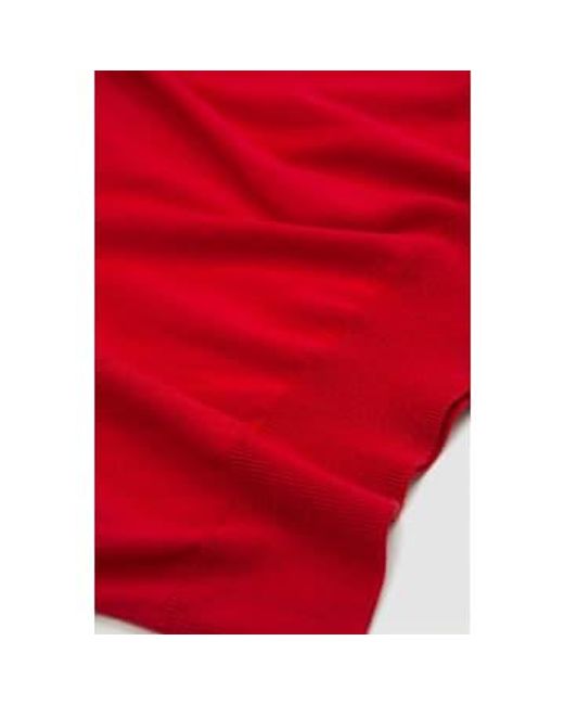 Polo fresh coton rouge Gran Sasso pour homme en coloris Red