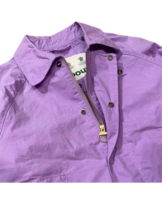 Barbour Nara Casual Jacket Lilac in Purple for Men | Lyst