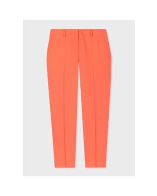 Crop Trouser di Paul Smith in Orange