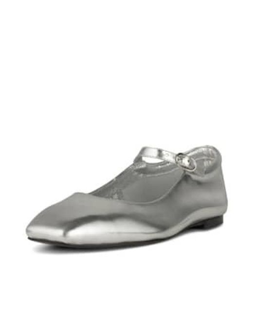 Shoe The Bear Gray Maya ballerina sandale silber