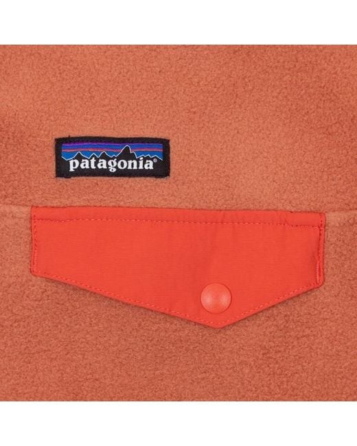 Orange patagonia fleece on sale