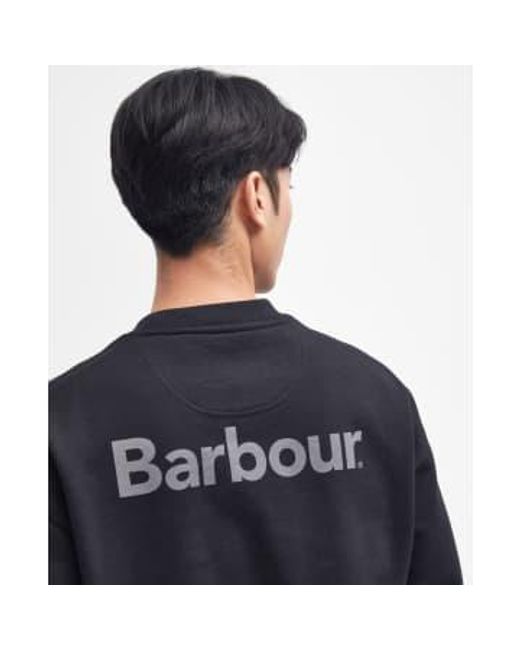 Barbour Heritage plus nicholas sweatshirt schwarz in Blue für Herren
