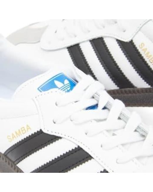Adidas Samba og , core black & granite in White für Herren