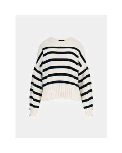 Guess White Mirelle Long Sleeve Sweater