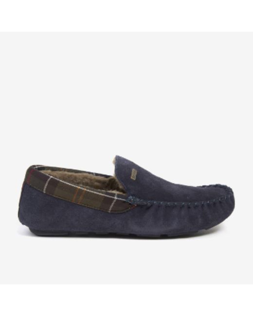 barbour monty slippers navy