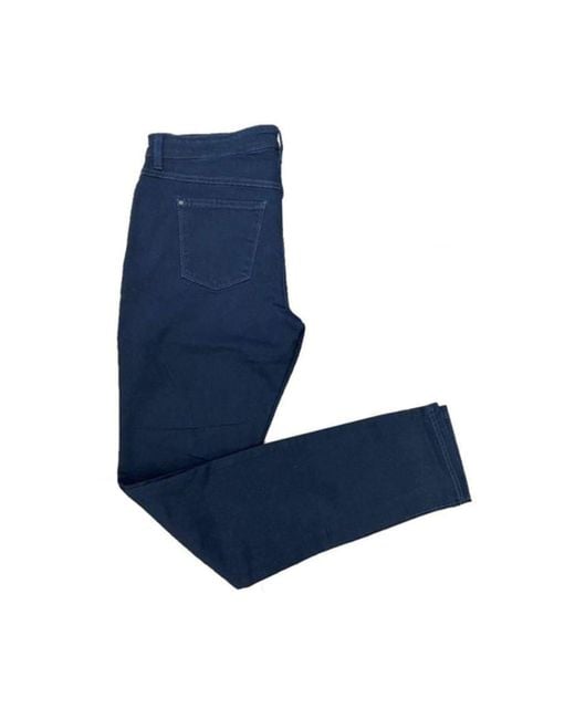Mac Jeans Dark Blue Black Dream Skinny Jeans | Lyst