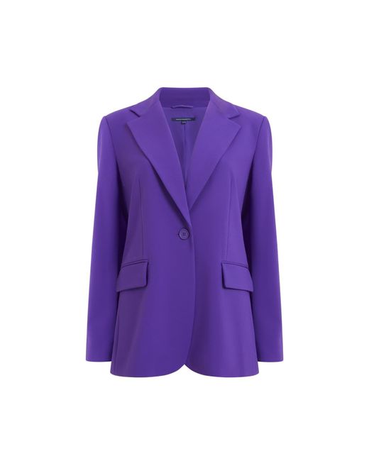 French Connection Purple Whisper Single Breasted Blazer