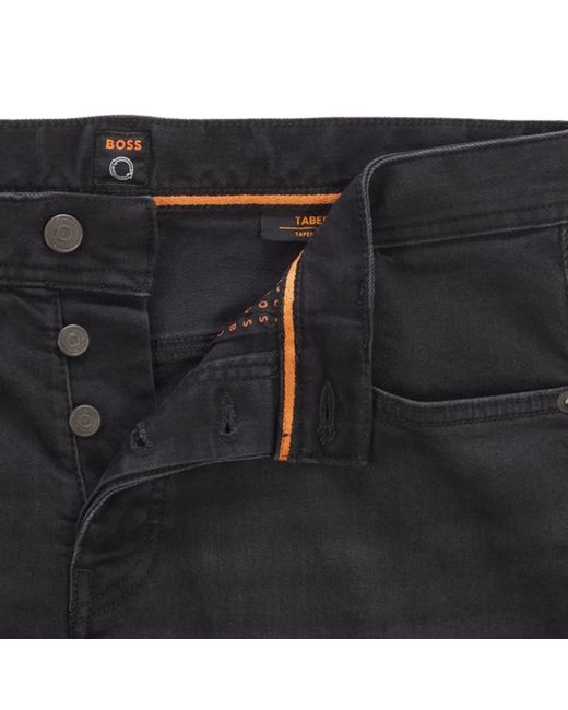 BOSS by HUGO BOSS Delaware Slim Fit Jeans in Black for Men | Lyst