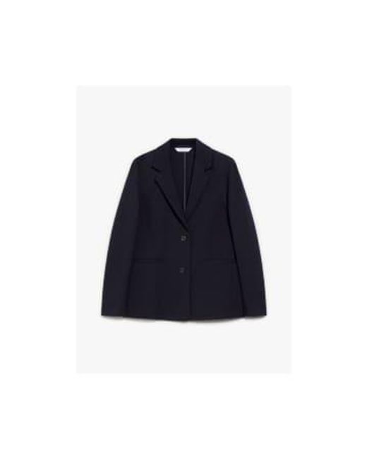 Max Mara Blue Joice Jersey Blazer Col: 002 Navy L