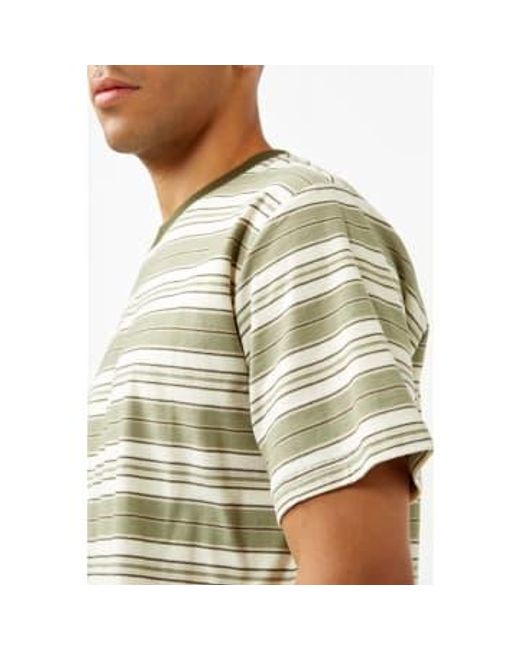 Rhythm Natural Vintage Stripe T-shirt for men