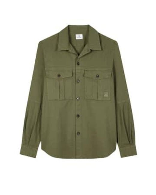 PS by Paul Smith Green Ps Utility Shirt M for men