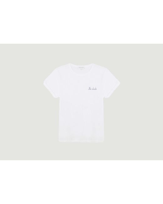 Maison Labiche Paris The Dude T Shirt in White for Men | Lyst