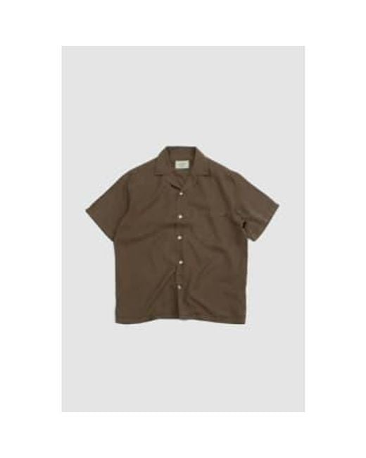 Portuguese Flannel Brown Dogtown Shirt for men