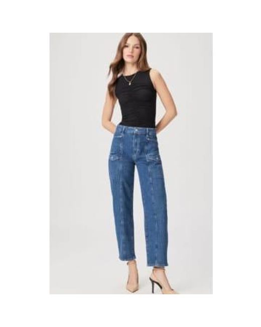 Alexis Cargo Jeans di PAIGE in Blue