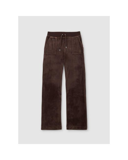 Juicy Couture Brown Del Ray Classic Pocket Lounge Pants