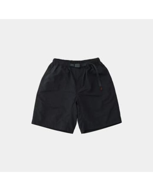 Gramicci Black Nylon Loose Shorts for men
