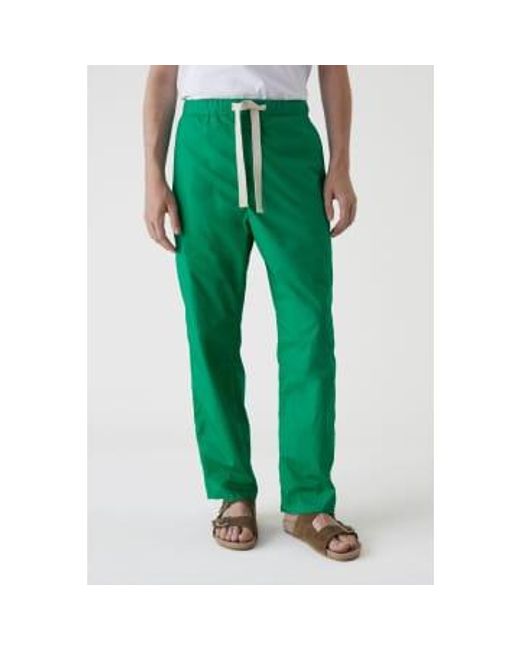 Closed Green - Nanaimo Straight Pants - Organic Cotton Popeline - Botanic - 32 for men