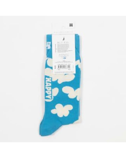 Calcetines nublados en azul Happy Socks de color Blue