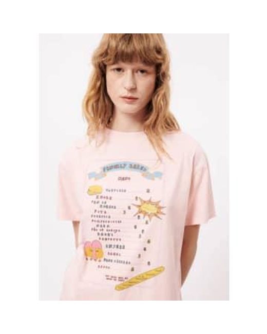FRNCH Pink Cyriane T-shirt S