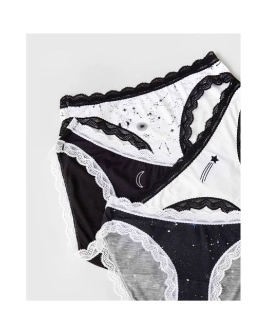 Stripe & Stare Knicker Box in Black Lyst