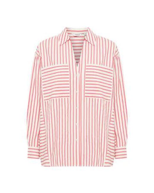 B.Young Pink Byfento Long Shirt Raspberry Sorbet
