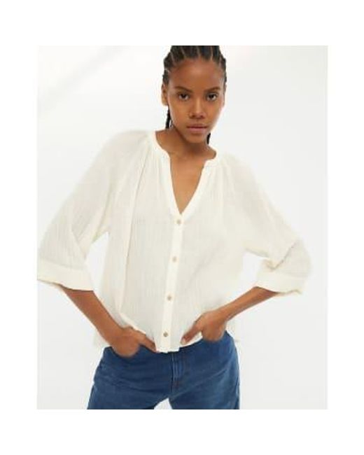 Sophie and Lucie White Speechi & Lucie Soft Blouse 34