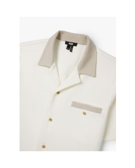 Chemise à roan en dunes luminite / blanc PAIGE pour homme en coloris White