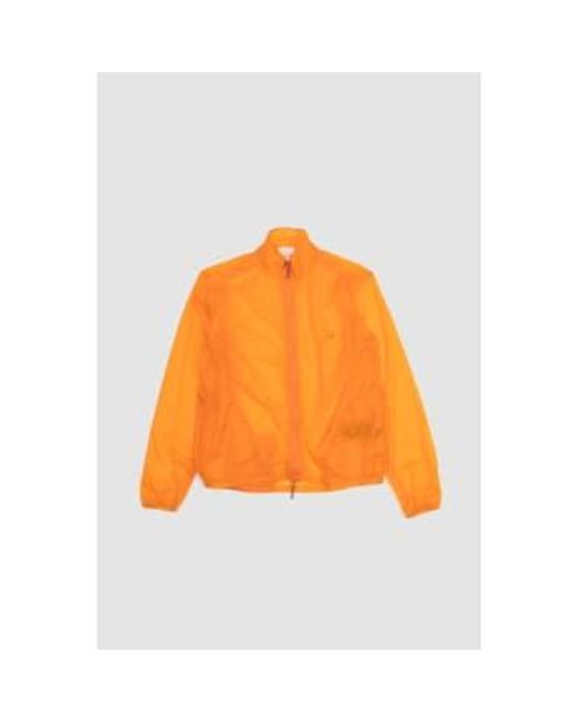 Roa Orange Packable Wind Jacket Iceland Poppy S