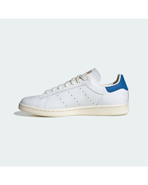 adidas White Stan Smith Shoes Unisex in Blue | Lyst