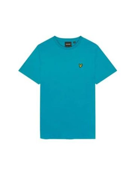 Lyle & Scott Ts400vog plain t -shirt in freizeitblau in Blue für Herren
