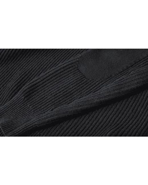 Belstaff Stanley pullover mit viertelreißverschluss, schwarz in Gray für Herren