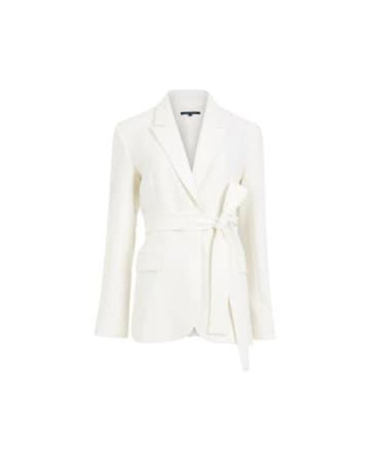 Whisper Belted Blazer Or Summer di French Connection in White