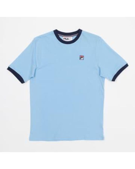 Marconi Essential Ringer T Shirt In Light di Fila in Blue da Uomo
