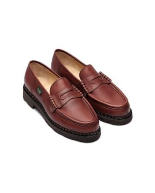 Paraboot Brown Orsay Shoes Lisse 38