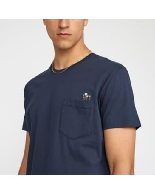 Revolution Marine 1365 flo reguläres t -shirt in Blue für Herren
