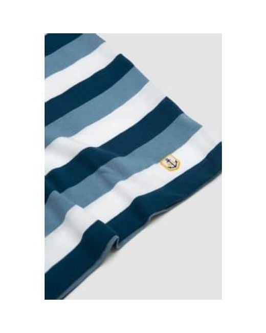 Armor Lux Blue Ss Heritage Sailor T-shirt /st Lo/lake L for men