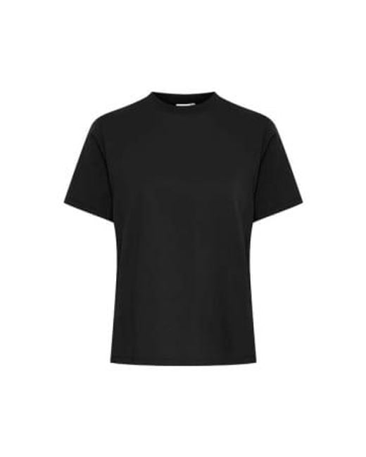 Ihpalmer Loose T Shirt di Ichi in Black