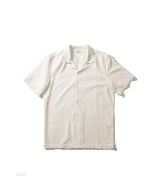 Edmmond Studios White Sleeve Shirt Cuts Artisan Off S for men