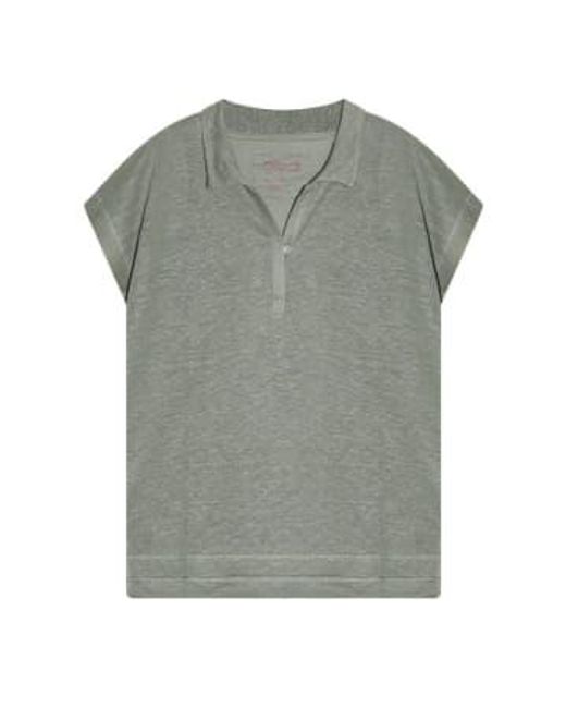 Le projet chemise leinen polo Cashmere Fashion en coloris Gray