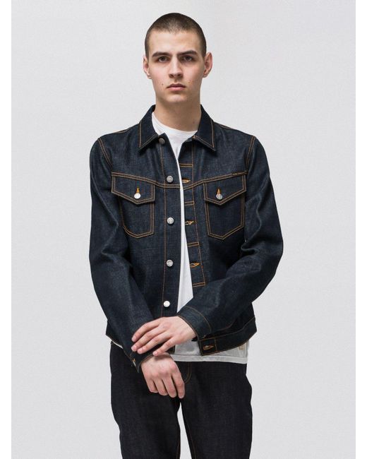 nudie jeans kenny dry orange selvage