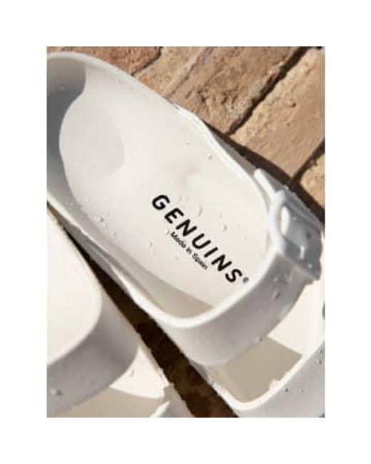 Mallorca Sandals di Genuins in White